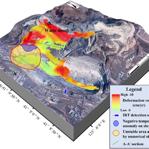 Schematic Diagram Of Unstable Slope Determined By Integrating Insar And