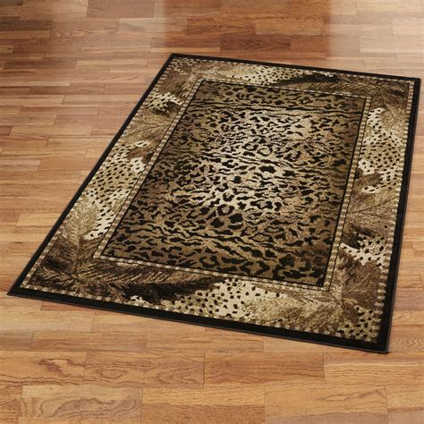 Exotic Journey Cheetah And Leopard Animal Print Safari Area Rugs