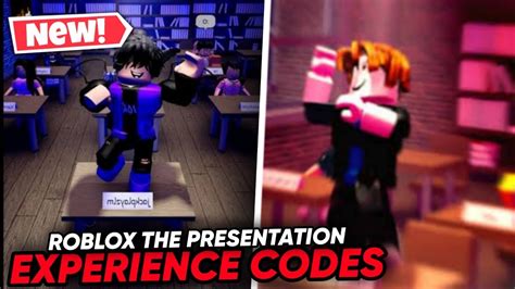 Roblox The Presentation Experience Codes November Free Gems