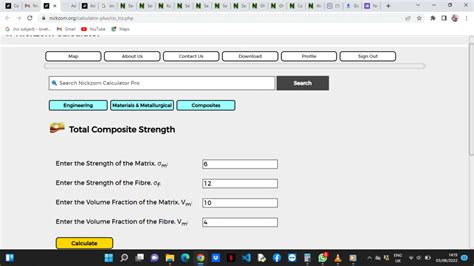 How To Calculate And Solve For Total Composite Strength Composites