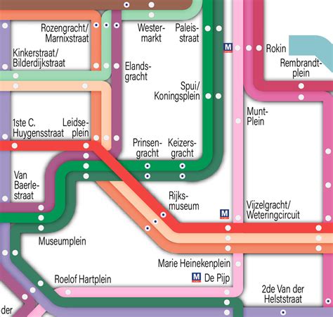 Map of Amsterdam Trams in 2023 [OC], my first transit map : r/TransitDiagrams