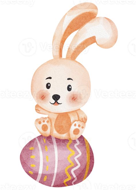 Watercolor Easter Rabbit 23297375 Png