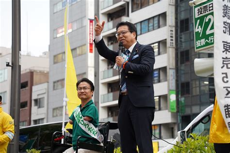 【東京15区】「誰も取り残されない社会をつくる」乙武ひろただ候補が玉木代表とカメイドクロック前で街頭演説 新・国民民主党 つくろう