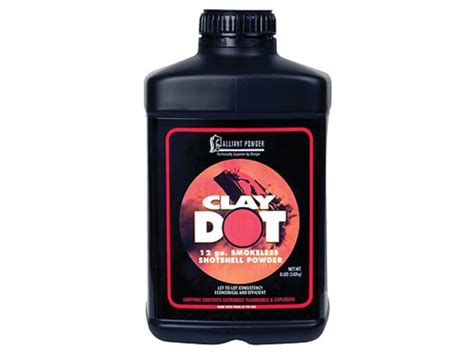 Alliant Clay Dot Smokeless Gun Powder 8 Lb