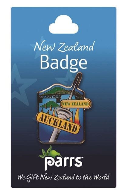 Badge Auckland Sky Tower Gift Shop Glenfield Souvenirs Kiwiana