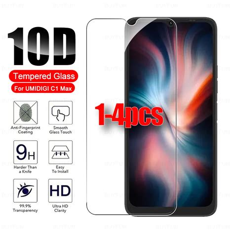 Pcs Tempered Glass For Umidigi C G A Pro Max G Screen Protector