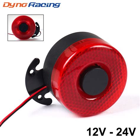 DC 12V 24V 105dB Auto Warning Siren Sound Signal Backup Alarms Horns