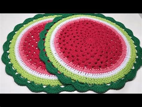 SOUSPLAT MELANCIA EM CROCHÊ YouTube Crochet slippers free pattern