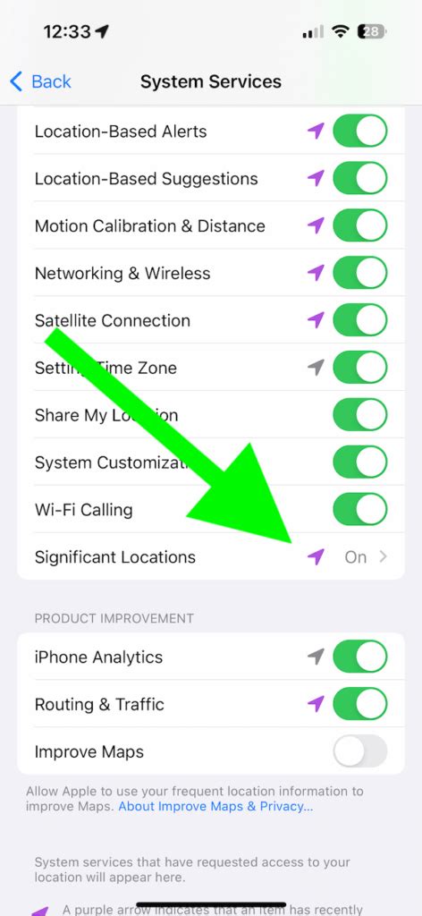 Significant Locations On IPhone Definition How To View Delete Or