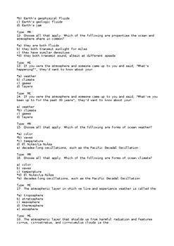 Respondus Quiz Bank Chapter Atmospheric Circulation Owo Essentials