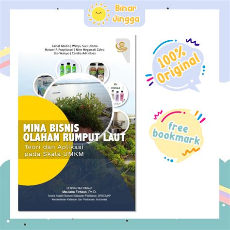 Jual Buku Mina Bisnis Olahan Rumput Laut Teori Dan Aplikasi Pada Skala