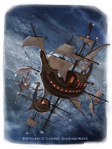 Flying Ships Fantasy Artwork Environment Concept Art Ship Art