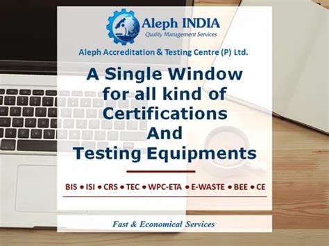 BIS Certification Services In Delhi Rs 20000 Certificate Aleph