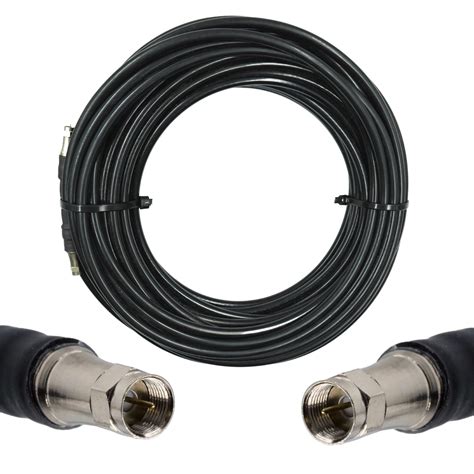 Rg 11 Ultra Low Loss Coaxial Cable F Type Cable High Definition With