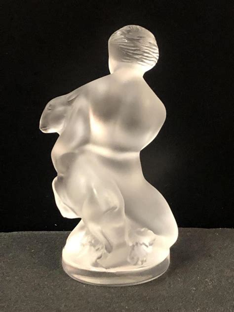 Sold Price Lalique Nude Woman With Rabbit August Pm Edt