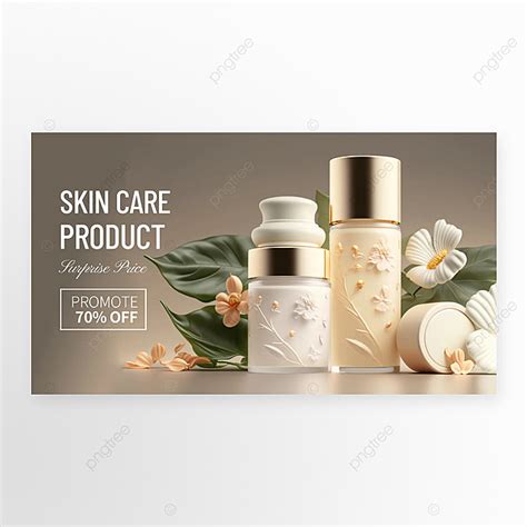 Cosmetic Product Sale Promotion Campaign Promotional Banner Template