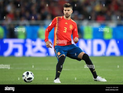 Spains Gerard Pique Stock Photo Alamy