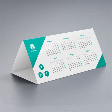 Calendario triangular para imprimir organiza tu año de forma original