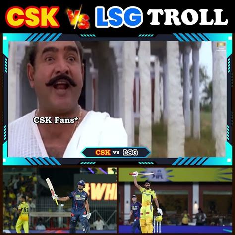 CSK Vs LSG Troll IPL Troll IPL 2024 Rutu Century Stoinis One