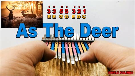 As The Deer •Kalimba with Easy Tab• Chords - Chordify