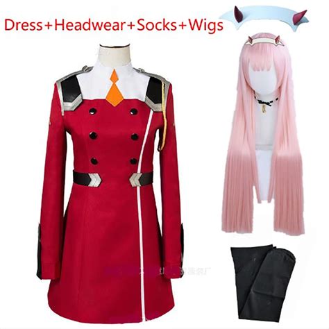 02 Zero Two Cosplay Costume Darling In The Franxx Cosplay 02 Dress