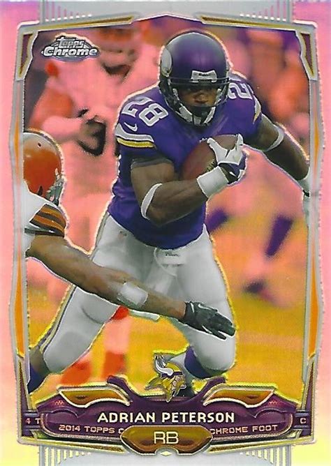 Topps Chrome Adrian Peterson Trading Card Database