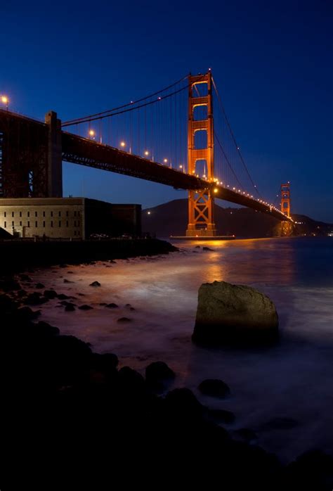 Jeff Cables Blog Golden Gate Bridge At Dusk On A Clear Evening