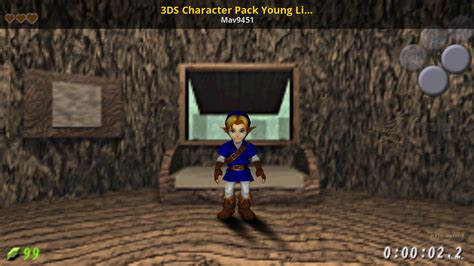 3ds Character Pack Young Link Addons [ship Of Harkinian Ocarina Of