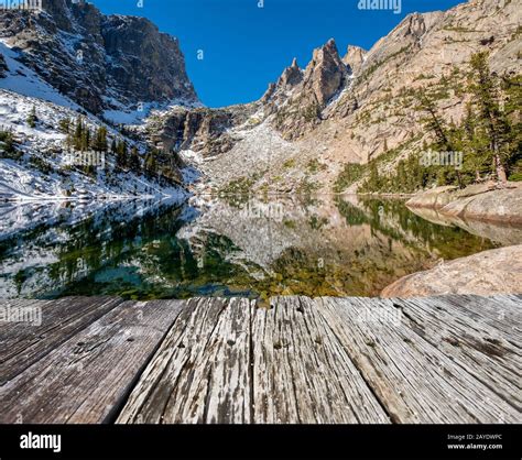 Emerald Lake, Rocky Mountains, Colorado, USA Stock Photo - Alamy