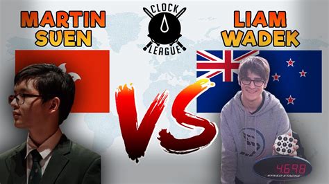 Martin Suen Vs Liam Wadek Bo50 Clock League Season 1 Youtube