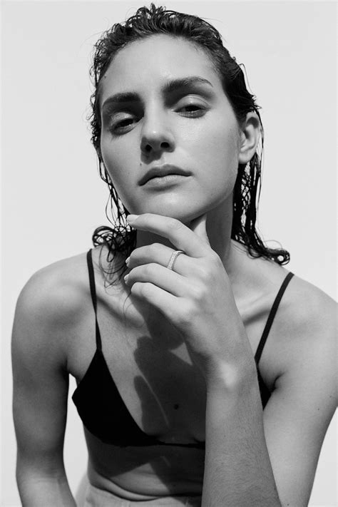 LOUISE 3 Row Ring - White Gold Diamonds | MARTA