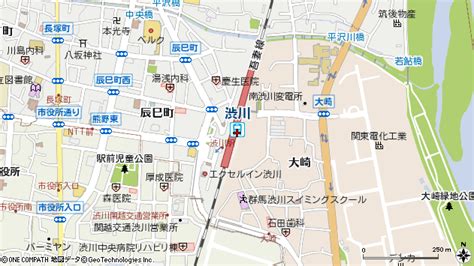 渋川駅 地図・周辺情報：マピオン