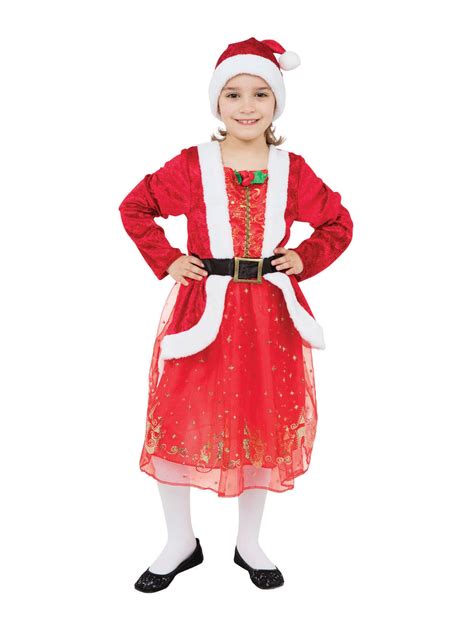 Kids Santa Girl Costume