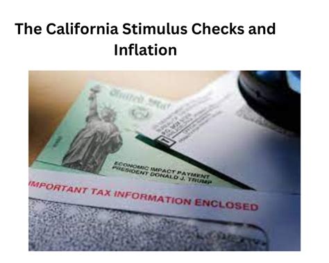 The California Stimulus Checks And Inflation A Beginner S Guide