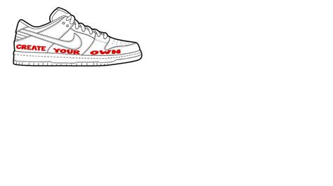 Nike Dunk Low Template