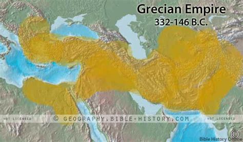 Map of the Greek Empire - Bible History