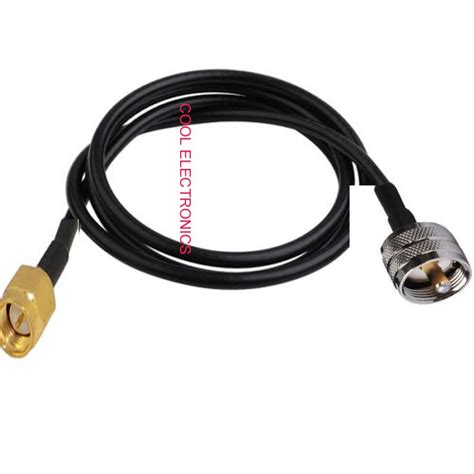 Rg Sma Male To Uhf Pl Male Adapter Connector Rg Pigtail Cable