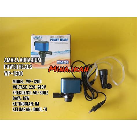 Jual Amara Aquarium Power Heads Wp Pompa Celup Aquarium Aquascape