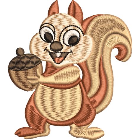 Squirrel Embroidery Designs