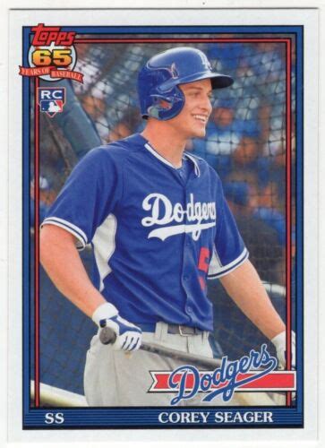 2016 Topps Archives Corey Seager RC Rookie Card 275 Dodgers Texas