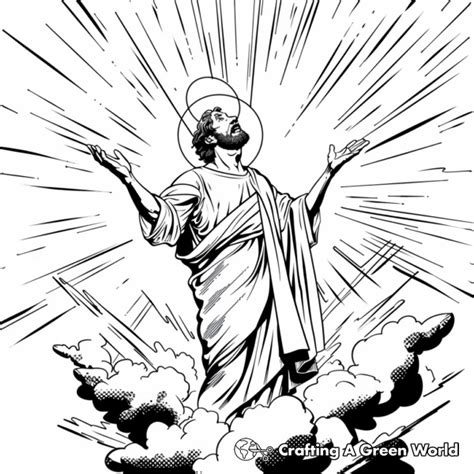 Transfiguration Coloring Pages - Free & Printable!