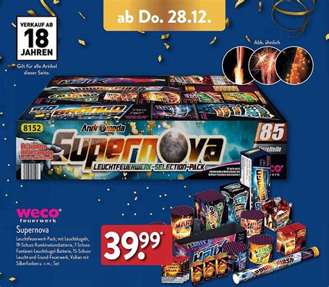 Weco Feuerwerk Supernova Angebot Bei Aldi Nord Prospekte De