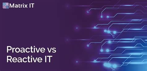 Proactive vs Reactive IT - Matrix IT