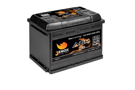 Akumulator Jenox AGM Start Stop 12V 60Ah 680a R060614M za 461 zł z