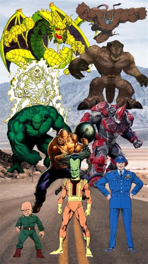 Insomniac Hulk Villains By Dreddzilla On Deviantart