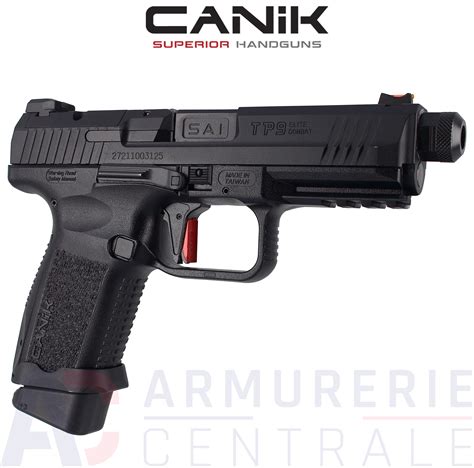 Pistolet Canik TP9 Elite Combat Noir 1 Joule Armurerie Centrale