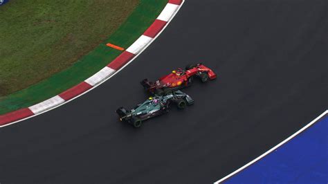 2021 Turkish Grand Prix Sainz And Vettel Clash