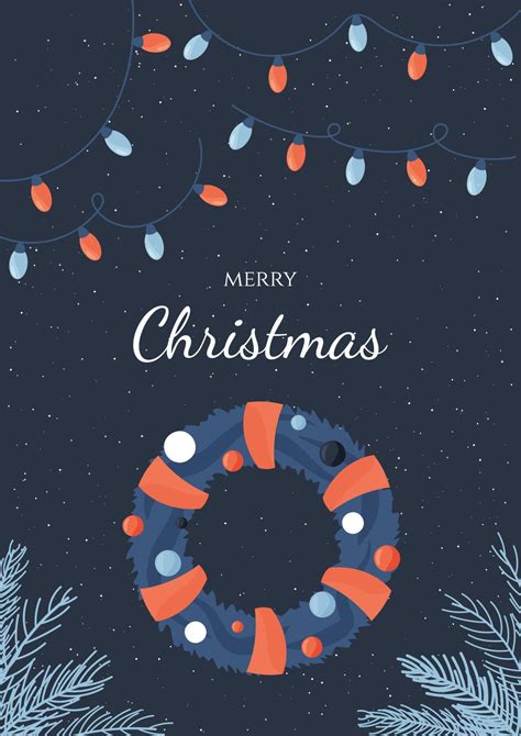 Christmas card design 14131884 Vector Art at Vecteezy