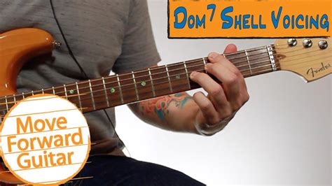 Beginner Jazz Guitar Chords Dominant 7 Shell Voicing Youtube