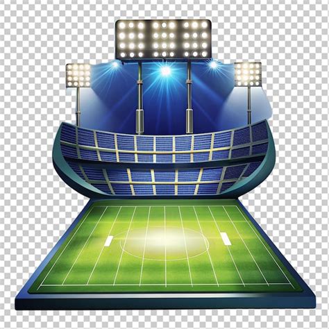 Premium Psd The Picture Is A Composition Not A Real Stadium Ball On